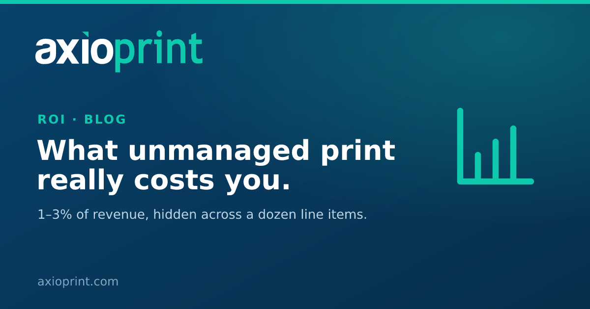 How Much Is Unmanaged Print Really Costing You?